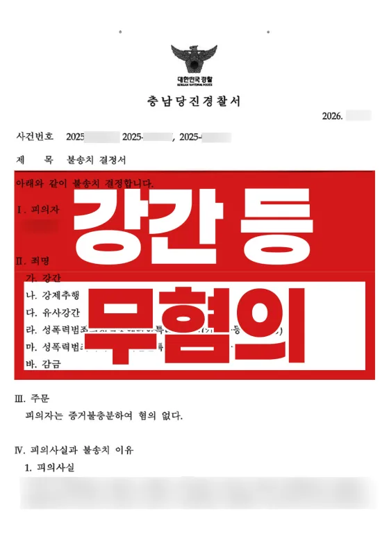 불법촬영 및 협박 주장에 대한 객관적 입증 부족